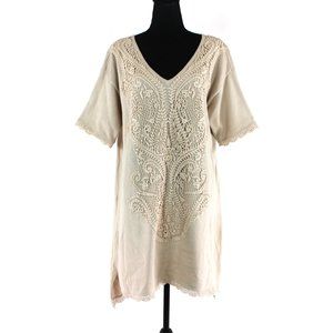 Sundance Cream Lace Mini Dress